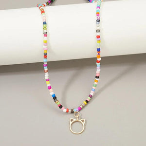 Bohemian Seed Bead Choker Necklace Animal Jewelry