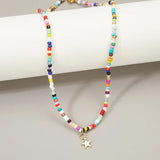 Bohemian Seed Bead Choker Necklace Animal Jewelry