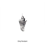 Stainless Steel Mini Basketball Shoe Necklace For Men Vintage Punk Pendant