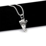 Stainless Steel Mini Basketball Shoe Necklace For Men Vintage Punk Pendant