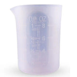 2Pcs Silicone Measuring Cup Cook Bakers Jewelry Tools
