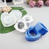 4 Shapes Resin Molds Kit Napkin Holders Ring Napkin Buckles