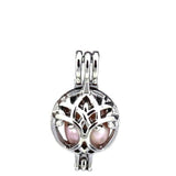 Tree Shape Pearl Cage Locket Aromatherapy Diffuser Necklace Bracelet