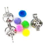 Tree Shape Pearl Cage Locket Aromatherapy Diffuser Necklace Bracelet
