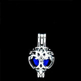 Tree Shape Pearl Cage Locket Aromatherapy Diffuser Necklace Bracelet