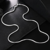 925 Silver Mom Necklace Snake Chain Gift Jewelry