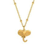 Thai Ins Style Elephant Pendant Necklace