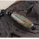 9 Eye Tibet Dzi Pendant Choker Necklace Natural Stone Fashion Style