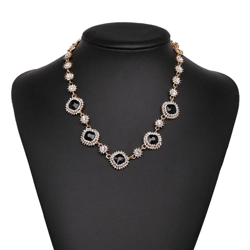 Crystal Bling Necklace Stylish Unique Chain Pendant