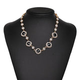 Crystal Bling Necklace Stylish Unique Chain Pendant