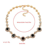 Crystal Bling Necklace Stylish Unique Chain Pendant