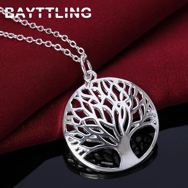 925 Sterling Silver Tree of Life Necklace For Women