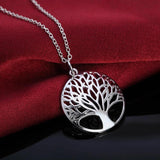 925 Sterling Silver Tree of Life Necklace For Women