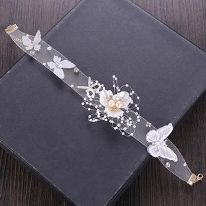 Euo-American Lace Flower Hair Band