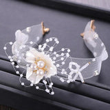 Euo-American Lace Flower Hair Band