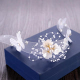 Euo-American Lace Flower Hair Band