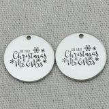 First Christmas Mr & Mrs Pendant Necklace, Engraved Charm, Gift Girlfriend