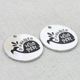 WHALE HELLO THERE Necklace, Engraved Jewelry, Sister Gifts