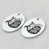 WHALE HELLO THERE Necklace, Engraved Jewelry, Sister Gifts