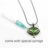 Fox Diffuser Perfume Necklace Titanium Chain