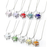 Fox Diffuser Perfume Necklace Titanium Chain