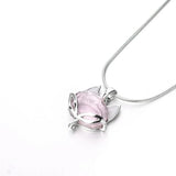 Fox Diffuser Perfume Necklace Titanium Chain