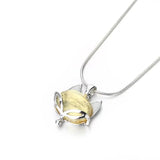 Fox Diffuser Perfume Necklace Titanium Chain