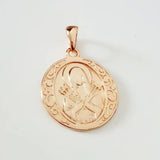 Orthodox Pendants Round 585 Pendant Necklace Women Jewelry