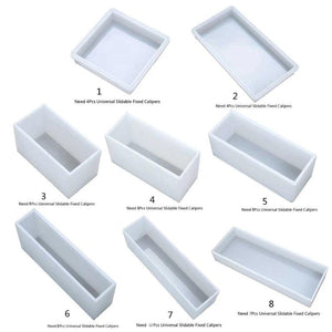 3D Rectangle Silicone Molds for Resin Art