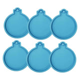 6Pcs Resin Mold Round Shape Silicone Casting DIY Craft