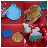6Pcs Resin Mold Round Shape Silicone Casting DIY Craft