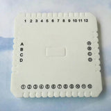 Square Plate Series Macrame Kumihimo Disk Tray Braided Rope Knot Thread Knitting