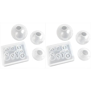 Transparent Ball Pendant Resin Mold Set for DIY Jewelry Making