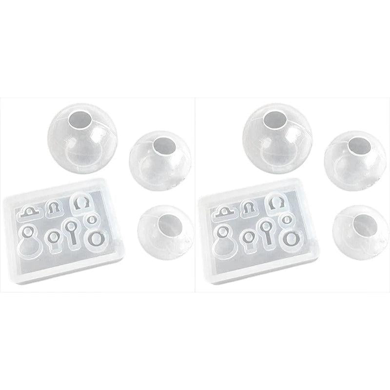 Transparent Ball Pendant Resin Mold Set for DIY Jewelry Making