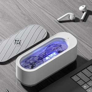 Large Capacity Ultrasonic Jewelry Cleaner for Eye Glasses, Watches, Earrings