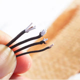 1.5 MM Black Leather Cord for Jewelry Making DIY Bracelet Supplies
