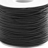 1.5 MM Black Leather Cord for Jewelry Making DIY Bracelet Supplies