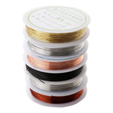 6 Roll Beading Wire for Craft Bangle Bracelet Making Colorful