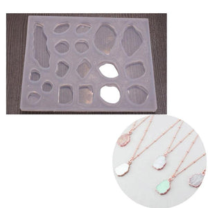 Geometric Irregular Pendant Silicone Mold for DIY Decoration