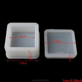 5 Pcs Box Resin Molds with Lids for DIY Craft Making, Storage D03
