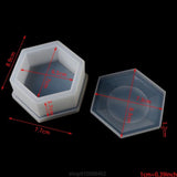 5 Pcs Box Resin Molds with Lids for DIY Craft Making, Storage D03