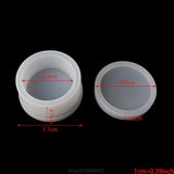 5 Pcs Box Resin Molds with Lids for DIY Craft Making, Storage D03