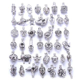 10Pcs Heart Key Locket Pearl Cage Pendant DIY Oil Diffuser