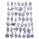 10Pcs Heart Key Locket Pearl Cage Pendant DIY Oil Diffuser