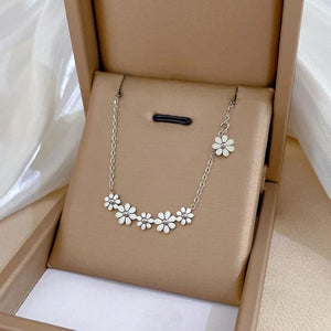 Sunflower Necklace for Women Stainless Steel No Easy Fede Necklace C