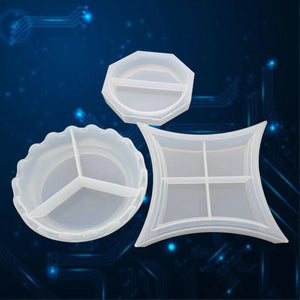 Irregular Plate Diamond Weave Round Jewelry Tools UV Resin Jewelry Accessories