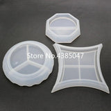 Irregular Plate Diamond Weave Round Jewelry Tools UV Resin Jewelry Accessories