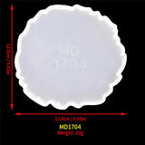 Irregular Wave Coaster Silicone Mold for Resin Casting Craft Jewelry