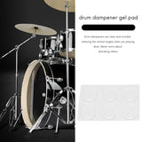 Drum Dampeners Drum Damper Pads Non-Toxic Soft Silicone Drum Mute