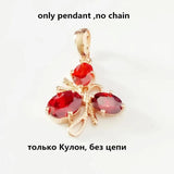 Arrival Red Cubic Zircon Women Pendant Gift